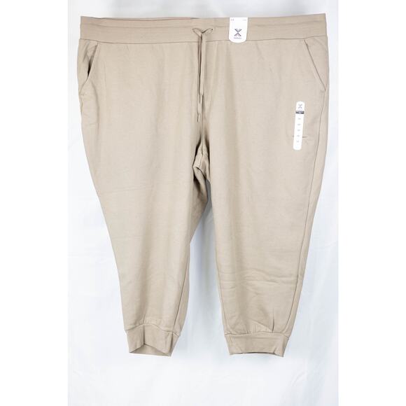 Xersion Size 5X Jogger Pants Super Soft Mid-Rise Light Brown NWT - Picture 3 of 7